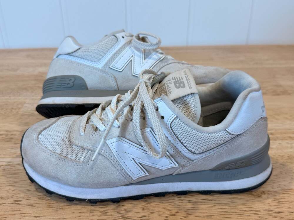 New Balance 574 Core Classic Sneakers in Nimbus Cloud/White
